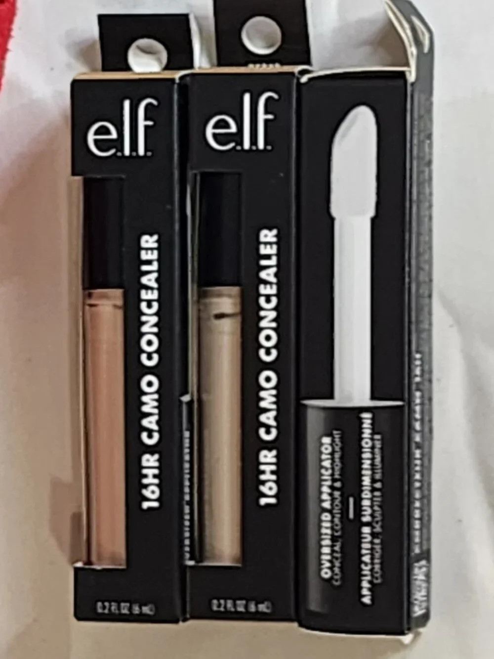 E.L.F. 16HR Camo Concealer .2fl oz. Full Coverage Matte Finish Medium Sand 3CT